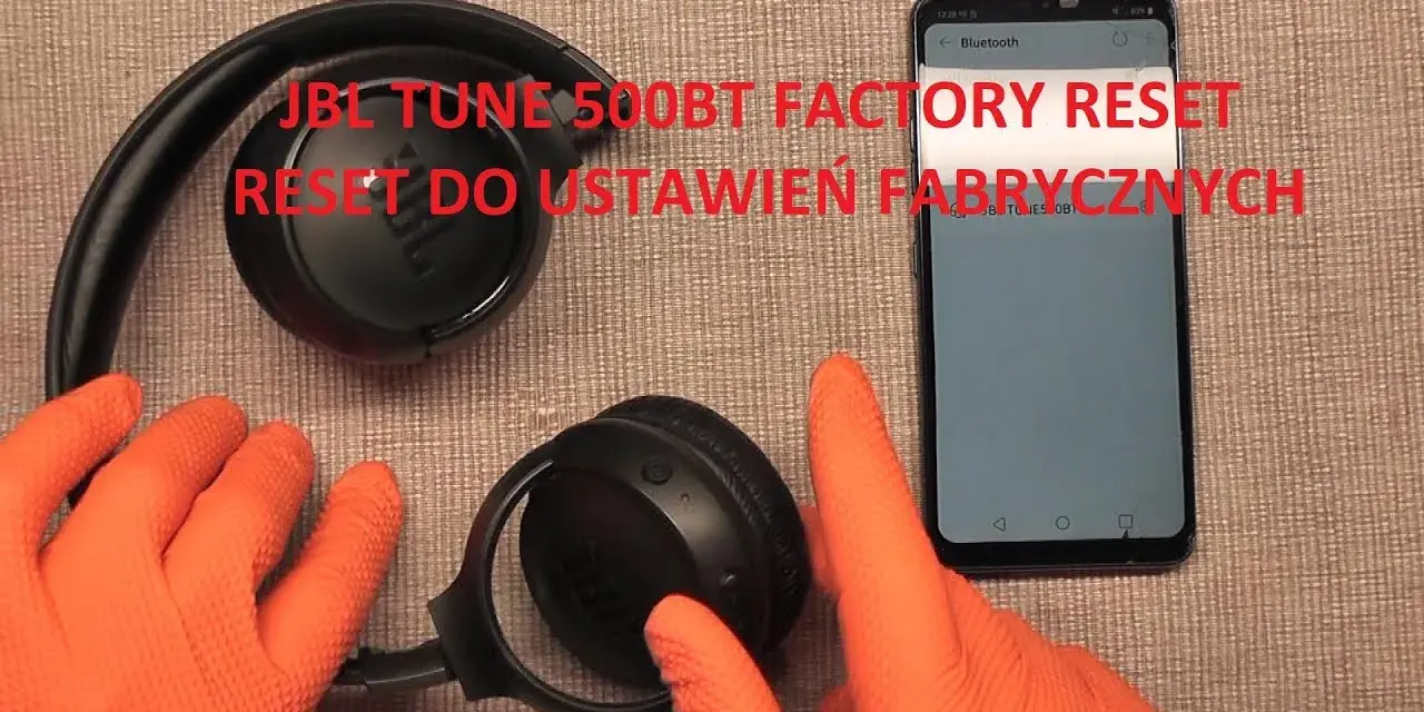 Reset słuchawek JBL: Jak to zrobić krok po kroku?