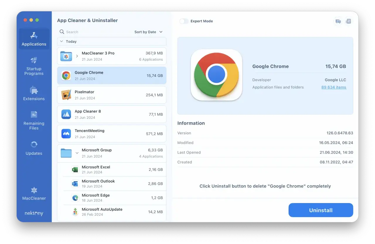 usuwanie aplikacji macos appcleaner