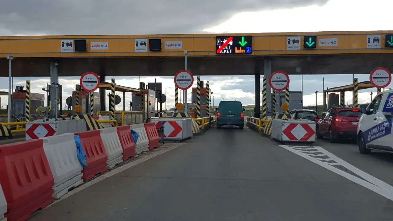 Bramka AmberGO autostrada symbol kamery