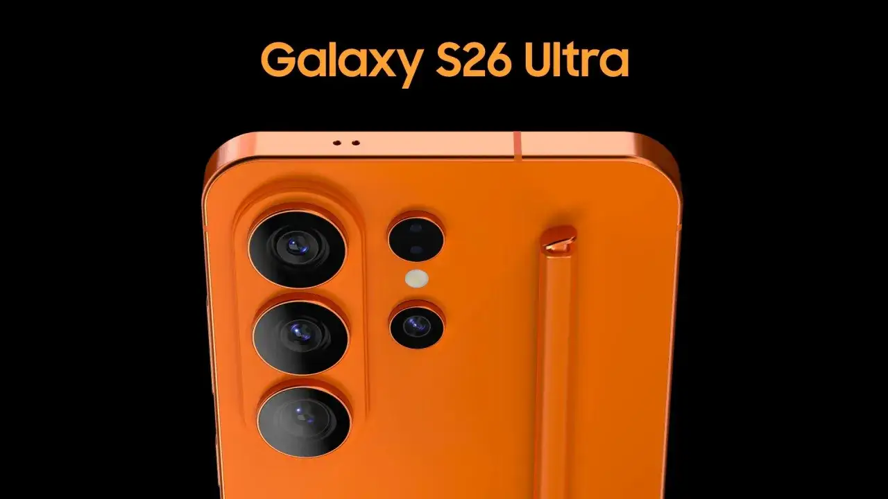 Pomarańczowy Samsung S26 Ultra z potrójnym aparatem i rysikiem. Premiera już wkrótce!