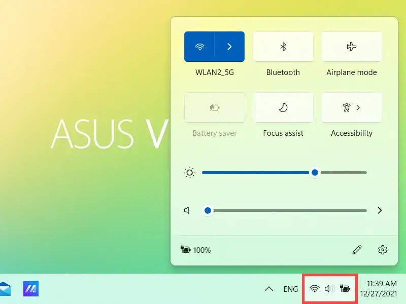 Windows 11 Centrum Akcji Bluetooth