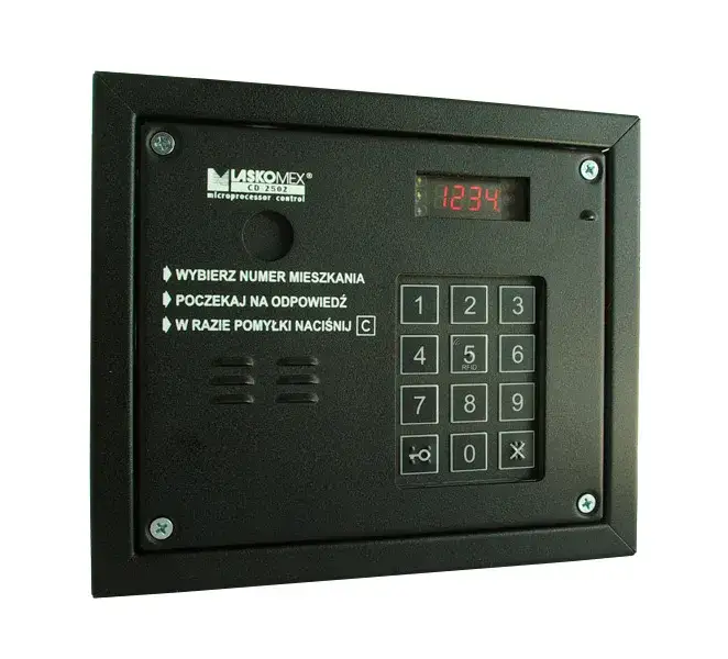 panel domofonowy z klawiaturą