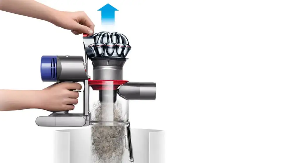 Dyson V8 pojemnik na kurz opróżnianie