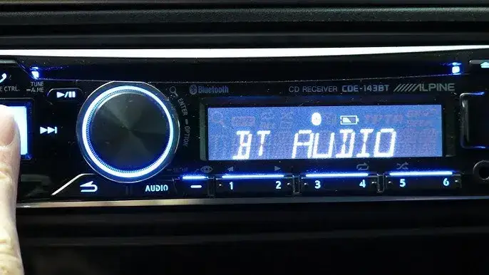 Alpine radio Bluetooth pairing mode