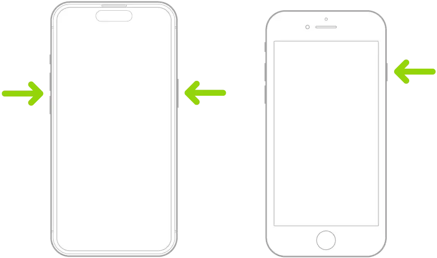 iPhone wyłączanie przyciski modele