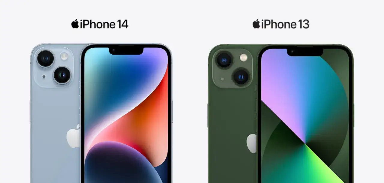 iPhone 13 vs iPhone 14 porównanie wygląd